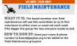 Field Maintenance Committee